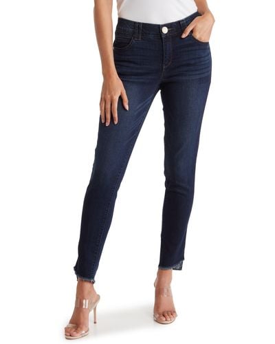 Democracy Ab Technology Ankle Length Jeans - Blue