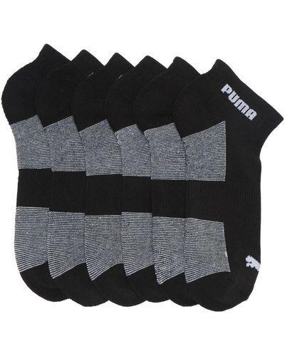 PUMA Terry Quarter Crew Socks - Black