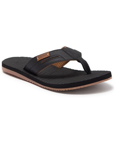 Flojos Wave Runner Flip Flop - Black