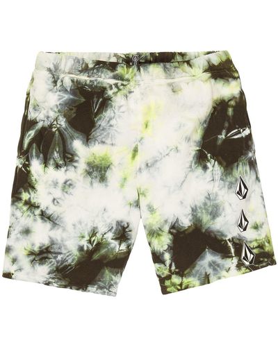 Volcom Iconic Stone Fleece Shorts - Green