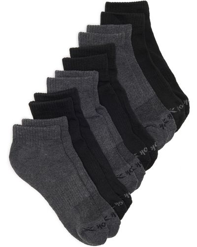 Reebok 6-pack Terry Quarter Length Socks - Black