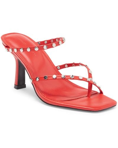 Rebecca Minkoff Avila Stud Slide Sandal - Red