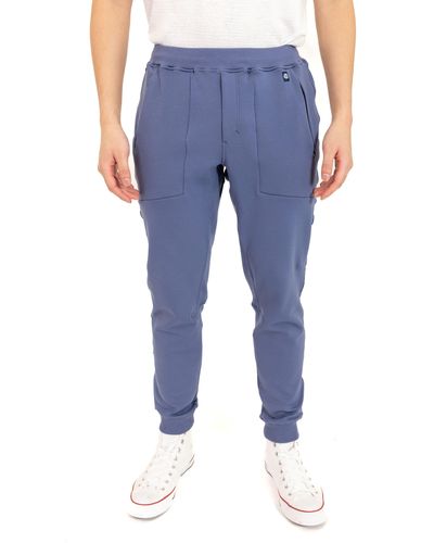 PINOPORTE Cotton Blend Sweatpants - Blue