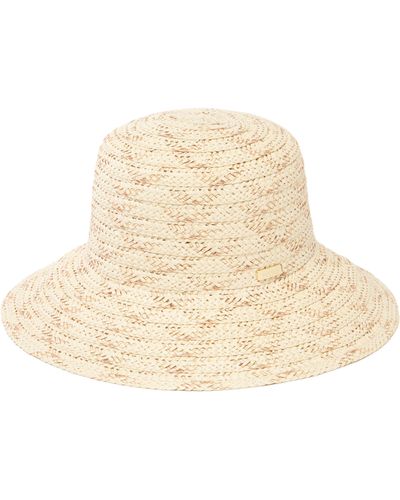 Trina Turk Oasis Straw Bucket Hat - Natural