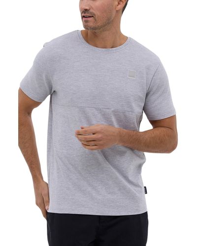 Bench Darfiti Logo Patch Cotton T-shirt - Gray