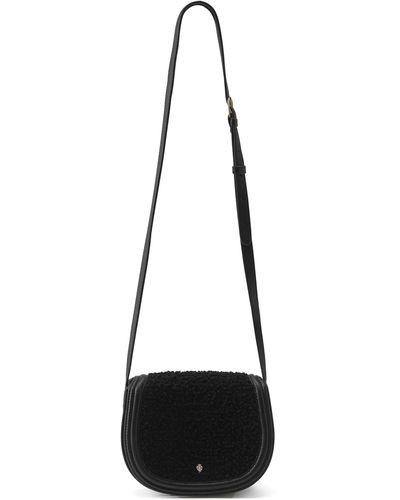 Helen Kaminski Maddie Bouclé Knit & Leather Crossbody Bag in