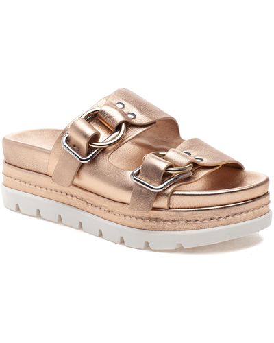 J/Slides Jslides Baha Slide Sandal - Metallic