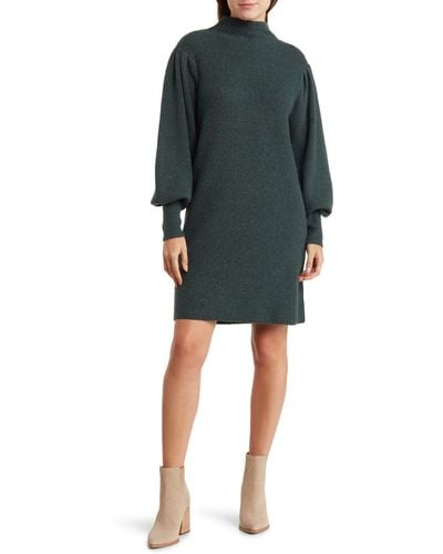 Lucky Brand Women's Mock Neck Knit Sweater Dress - Macy's