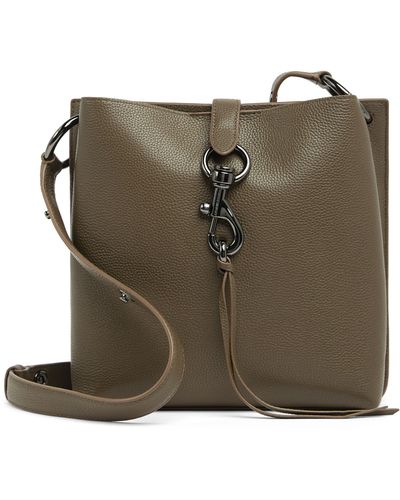 Rebecca Minkoff Megan Small Leather Feed Bag - Brown