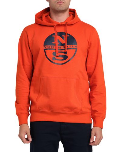 North Sails Graphic Hoodie - Orange