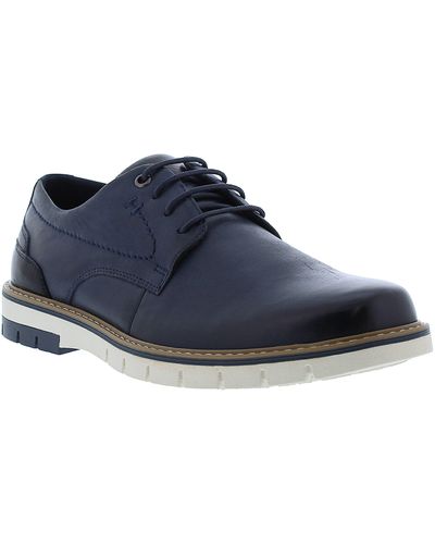 English Laundry Bruce Leather Derby - Blue