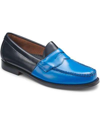 G.H. Bass & Co. Logan Colorblock Penny Loafer - Blue