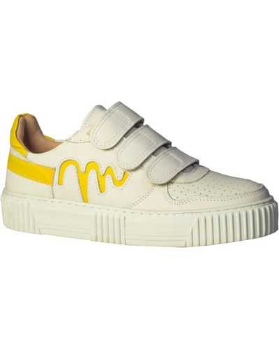 Sandro Moscoloni Michelle Triple Strap Platform Sneaker - Yellow