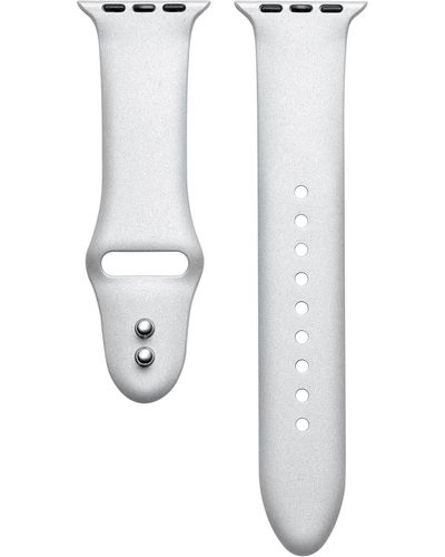 The Posh Tech Silicone Apple Watch® Band - White