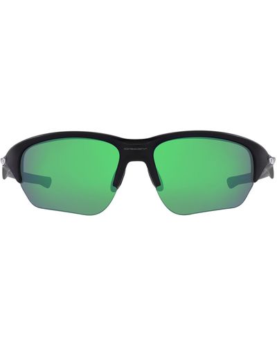 Oakley Flak Beta 64mm Oversize Rectangular Sunglasses - Green
