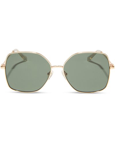 DIFF Beatrice 59mm Square Sunglasses - Green