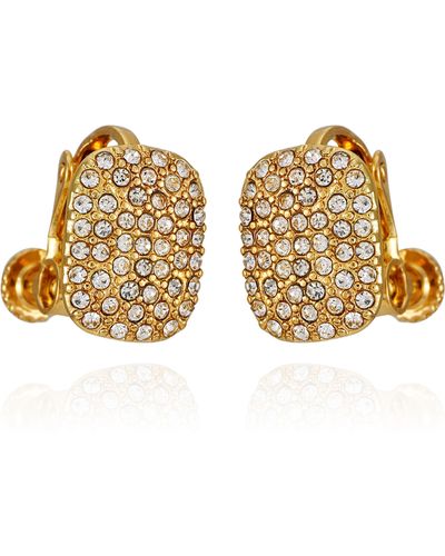 T Tahari Crystal Pavé Stud Earrings - Multicolor