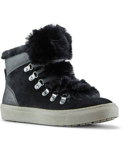 Vesta faux fur collar sales knee high snow boot