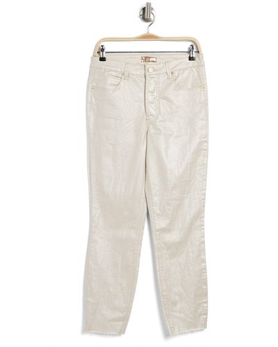 Kut From The Kloth Charlize High Waist Cigarette Jeans - White