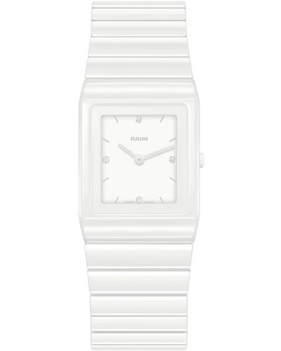 Rado Ceramica Quartz Bracelet Watch - White