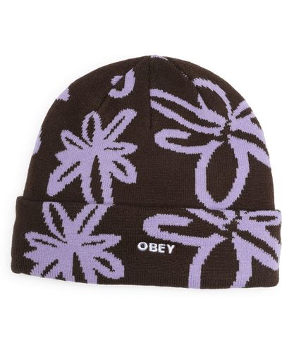 Obey Diana Floral Beanie - Multicolor