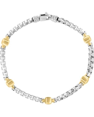Effy Sterling Silver & 14k Gold Two-tone Bracelet - Multicolor