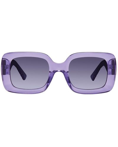 Kurt Geiger 51mm Rectangle Sunglasses - Purple