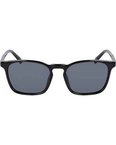 Cole Haan 54mm Plastic Square Polarized Sunglasses - Blue