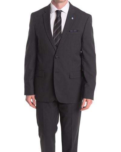 Ben Sherman Burge Dark Gray Two Button Notch Lapel Suit Separate Jacket