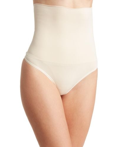 YUMMIE Nylon Brief Women's Underwear Sz L/XL Nude YT6-576 (New