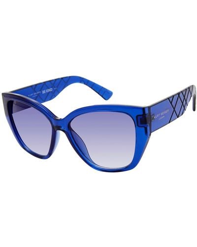 Kurt Geiger 55mm Cat Eye Sunglasses - Blue