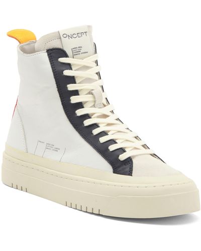 ONCEPT Lisbon Zip High Top Sneaker - White