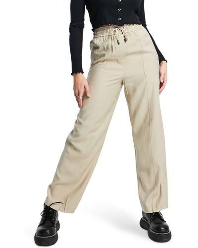 Topshop beige joggers sales