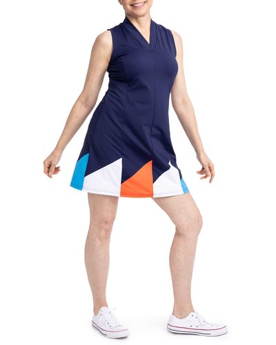 KINONA Helping Wind Sleeveless Dress - Blue