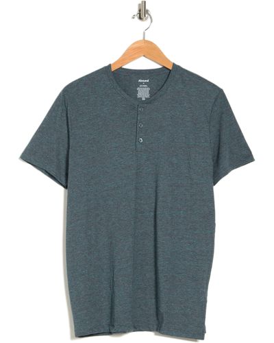 Abound Reverse Chill Henley T-shirt In Grey- Teal Reverse Chill At Nordstrom Rack - Gray