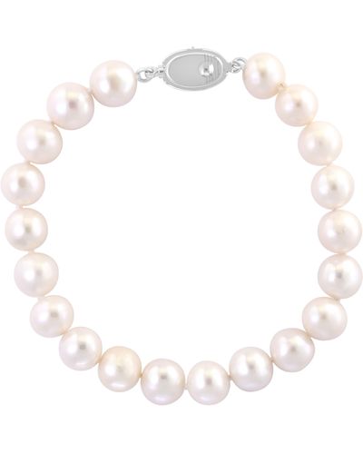 Effy Sterling Silver Freshwater Pearl Bracelet - White