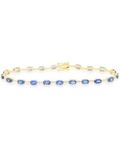 Meira T Diamond & Blue Topaz Bracelet - Multicolor