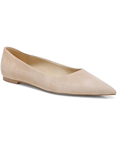 Sam Edelman Wanda Pointed Toe Flat - Wide Width Available - Natural