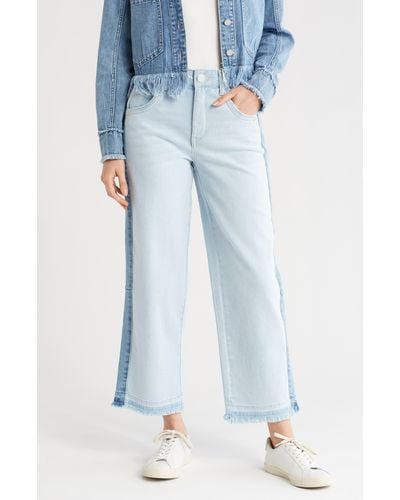 Democracy Relaxed Straight Leg Jeans - Blue