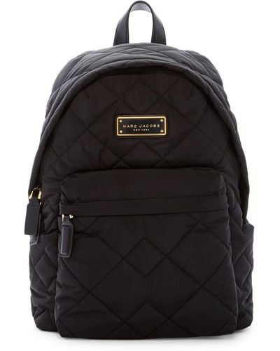 Marc Jacobs Quilted Nylon School Backpack - Black