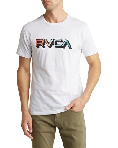 RVCA Gradient Short Sleeve T-shirt - White