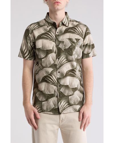 Hurley Rincon Floral Short Sleeve Button-up Shirt - Multicolor