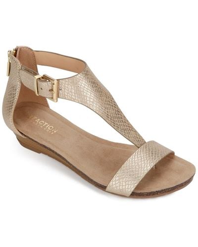 Kenneth Cole Great Gal T-strap Sandal - Multicolor