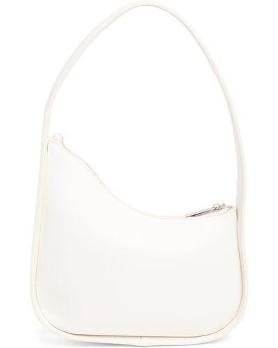 BCBGMAXAZRIA Asymmetric Shoulder Bag - White