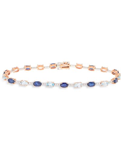 Meira T Diamond Sapphire & Blue Topaz Bracelet - Multicolor