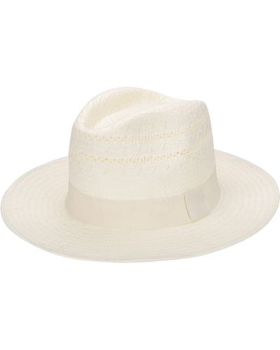 San Diego Hat Paperbraid Fedora Hat - White