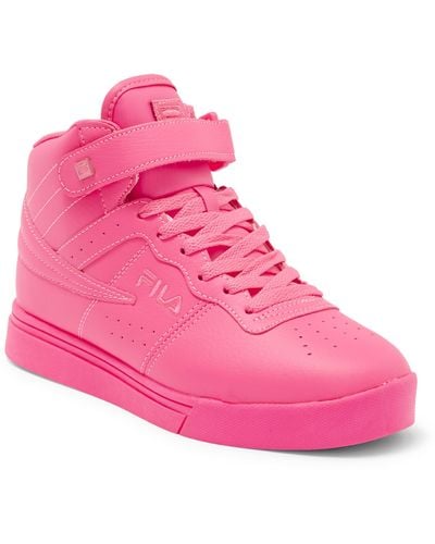 Fila Vulc 13 High Top Sneaker - Pink