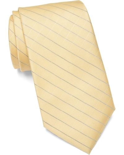 Calvin Klein Chandler Stripe Tie - White