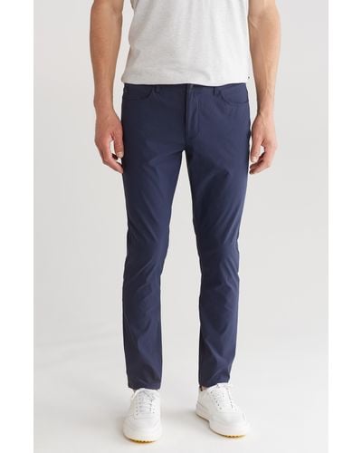 DKNY Essential Tech Stretch Pants - Blue