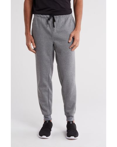 90 Degrees Hidden Zip Pocket Sweatpants - Gray